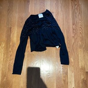 Zara Girls Black Sparkle Sweater Size 13/14